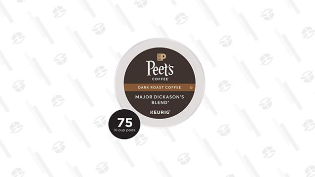 Peet’s Coffee Major Dickason’s Blend, 75-Count K Cup | $26 | Amazon | Clip $5 Coupon at Checkout